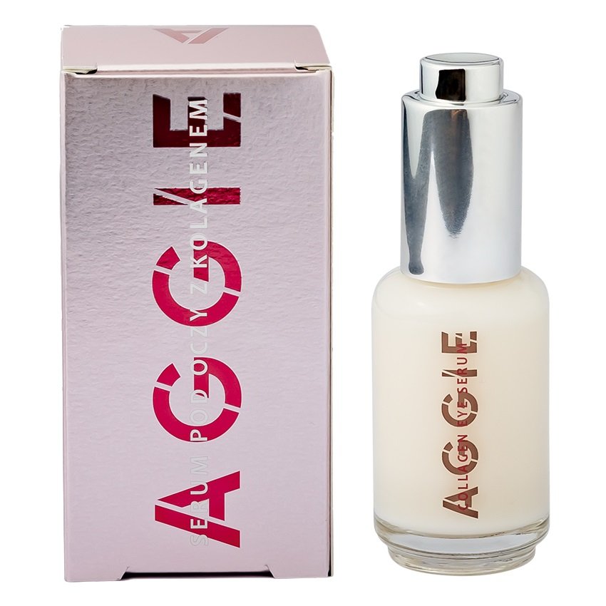 Aggie, Serum pod oczy z kolagenem i kwasem hialuronowym 50+, 30 ml