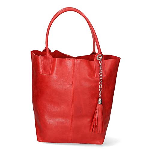 FELIPA Damska torebka hobo Bag, czerwona, czerwony