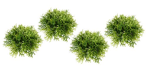 Sztuczna kula z mchu trawa dekoracja na wesele impreza kula dekoracyjna zielona kula sztuczny mch trawa futro krzak kępka półkula wisząca dekoracja stołu sztuczna roślina majsterkowanie mała