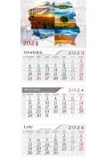 kalendarz 2024 trójdzielny polska