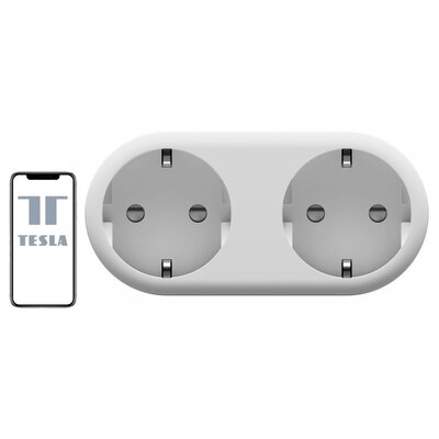 LEDart Tesla Tesla - Inteligentne podwójne 3690W/230V/16A Wi-Fi Tuya