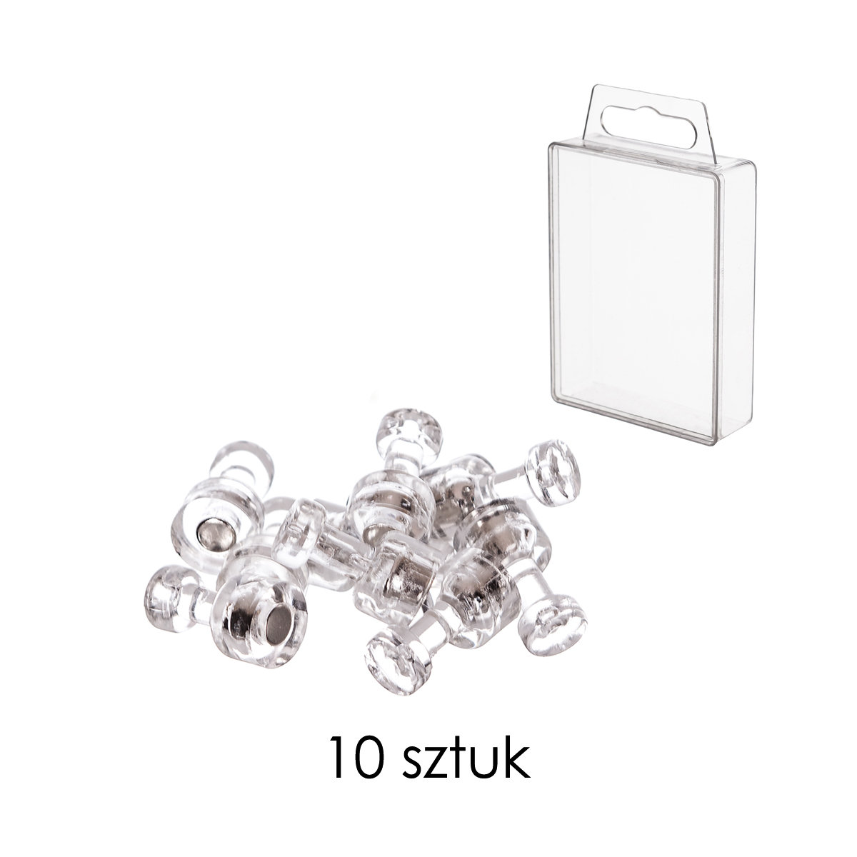MAGNESY STRONG TRANSPARENTNE 10 SZTUK DP CRAFT 5907589968804