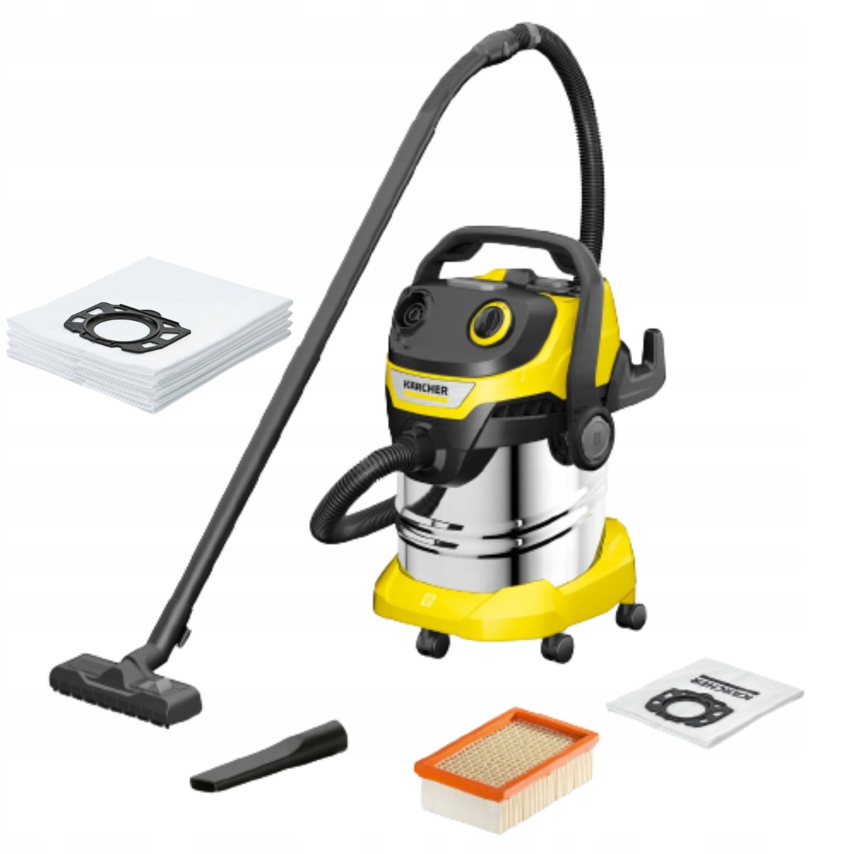 Odkurzacz Karcher WD5S V25/5/22 + worki 4 szt.