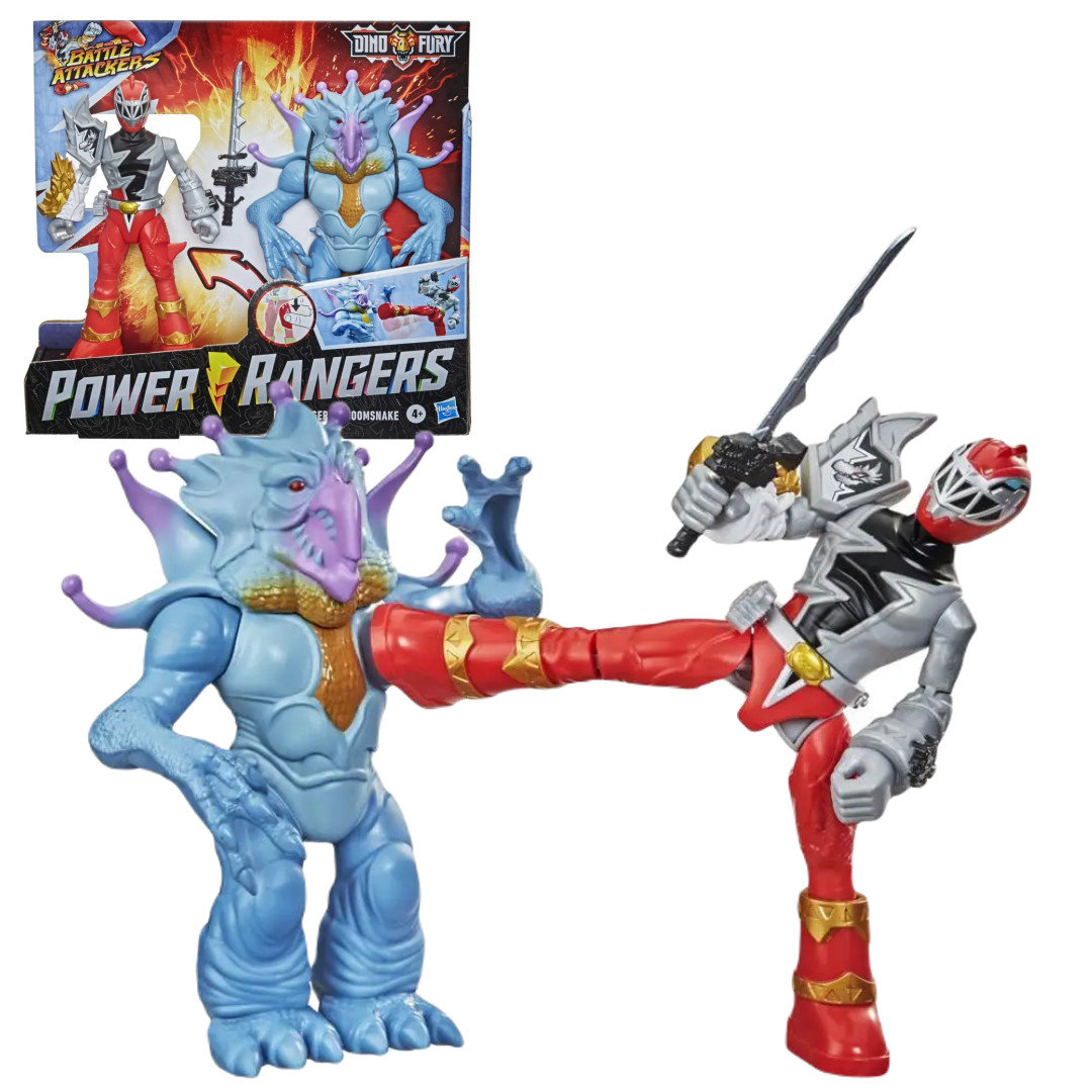 Hasbro Power Rangers figurki Red Ranger vs Doomsnake F3064