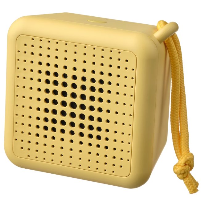 Głośnik Bluetooth Wodoodporny Żółty Vappeby