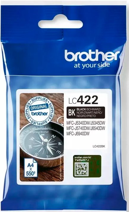 Brother LC 422 - Kartridż z tuszem Czarny LC422BK