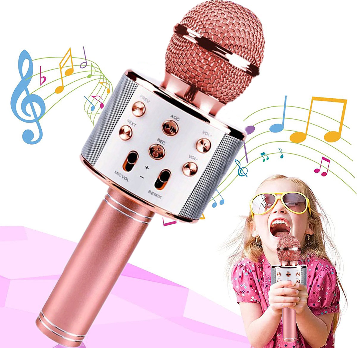 MIKROFON BEZPRZEWODOWY KARAOKE BLUETOOTH