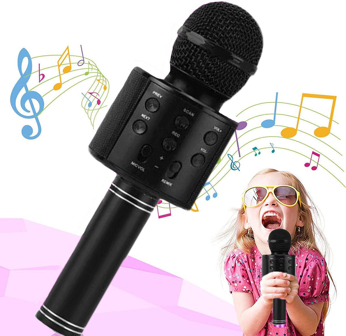 MIKROFON BEZPRZEWODOWY KARAOKE BLUETOOTH
