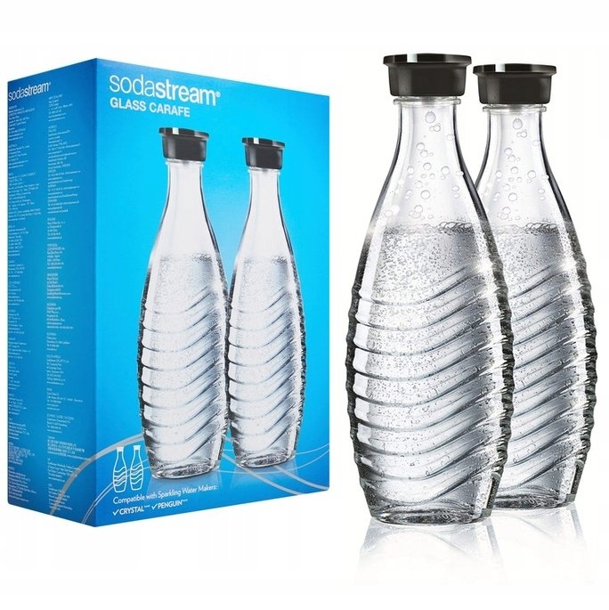 Zestaw szklanych butelek SODASTREAM 0,6L dwupak