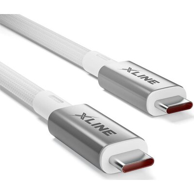Kabel USB Typ-C - USB Typ-C GOTZE & JENSEN Golden Line 1 m Biały