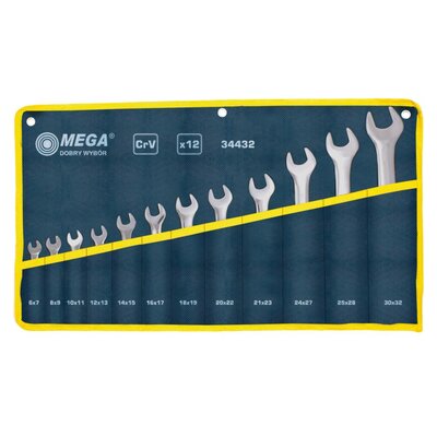 Mega Klucze płaskie 12 sztuk 6x7mm-30x32mm) CV 34432 PX-MG34432