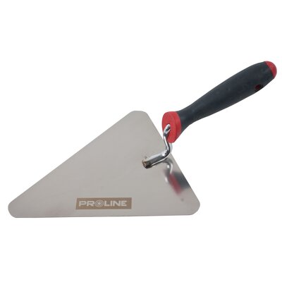 PROLINE Kielnia trójkąt.nierdz.180 sz.160mm d.180mm r.plast 61572