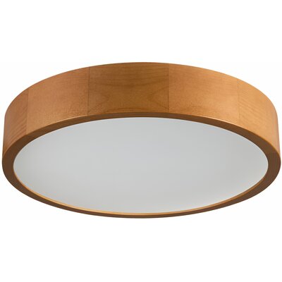Kanlux 36441 - Plafon JASMIN 1xE27/20W/230V śr. 37,5 cm złoty dąb