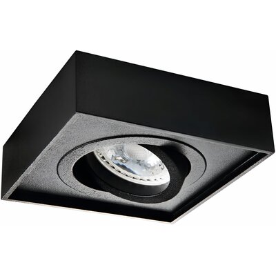 Kanlux Oczko halogenowe Mini Gord DLP-50-B 28781 lampa sufitowa wpuszczana downlight 1x35W GU10 czarne 28781
