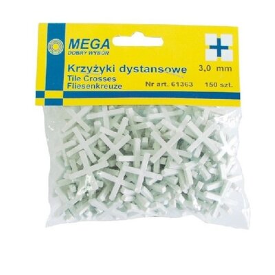 MEGA KRZYŻYKI DYSTANSOWE DO GLAZURY 6MM 61366_KRZYZ_GLAZ_6