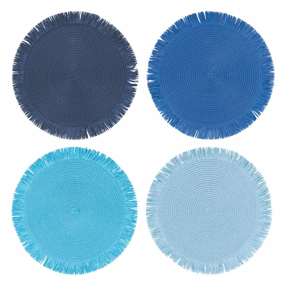 Papierowe maty stołowe zestaw 4 szt. ø 38 cm Shades of Ocean – Villa d'Este