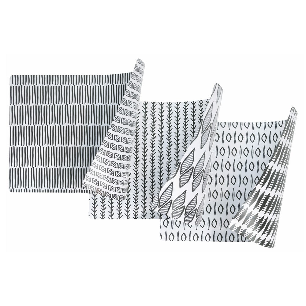 Plastikowe maty stołowe zestaw 6 szt. 45x30 cm Afro – Villa d'Este