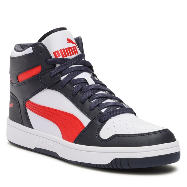 Sneakersy Puma Rebound Layup Sl 369573 29 Parisian Night-High Risk Red-Puma White