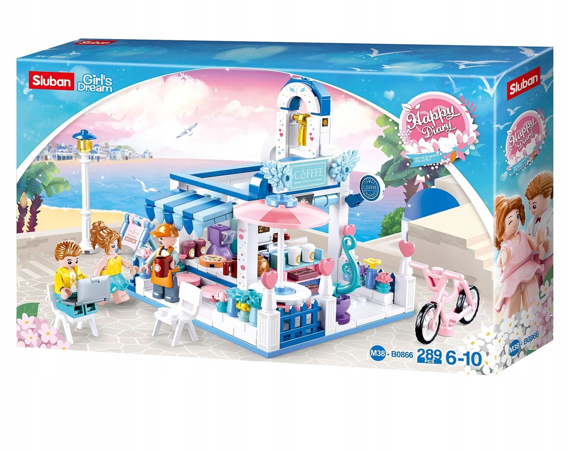 Klocki Sluban Kawiarnia Zestaw M38-B0866 289 Elementów