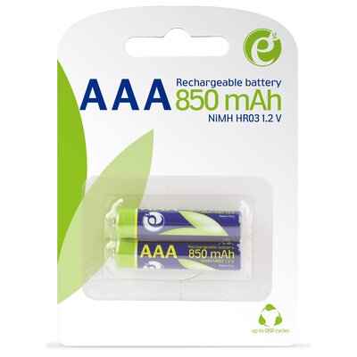 Gembird Akumulatorki AAA 850mAh 2 sztuki/blister EG-BA-AAA8R-01 EG-BA-AAA8R-01