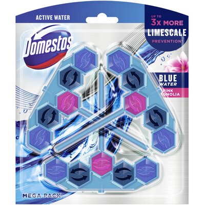 Domestos Power 5+ Pink Magnolia kostka toaletowa 3x55g