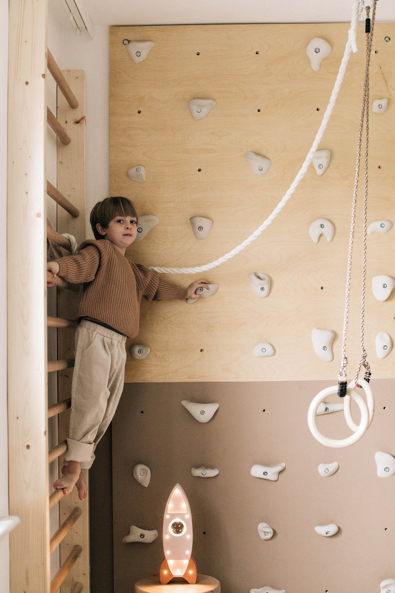 Drewniana Lampka Rakieta