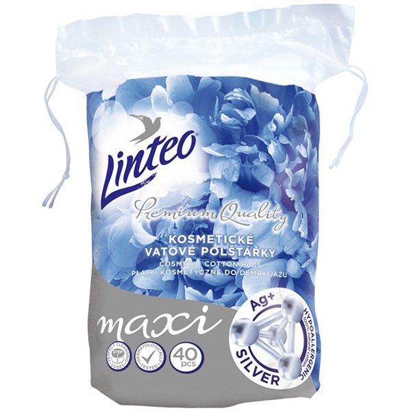 Linteo LINTEO Premium Płatki kosmetyczne maxi 40 szt Argan oil