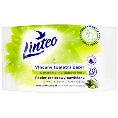 Linteo Papier toaletowy nawilżany LINTEO Melitrade, 70 szt.