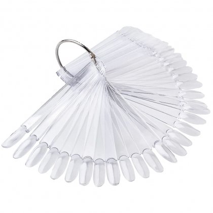 Wzornik wachlarz prezenter 48 kolorów przeźroczysty okrągłe