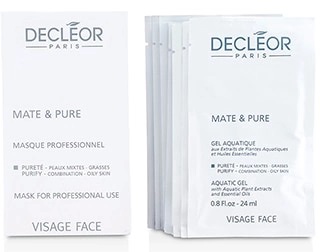 Maska do twarzy z glinką Decleor Mate & Pure Mask 10x5g (3395010006270)