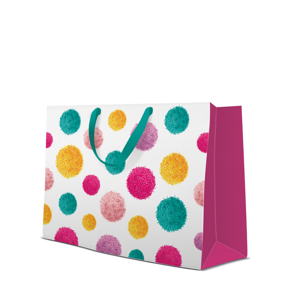 Paw Torba prezentowa Colorful Pompoms