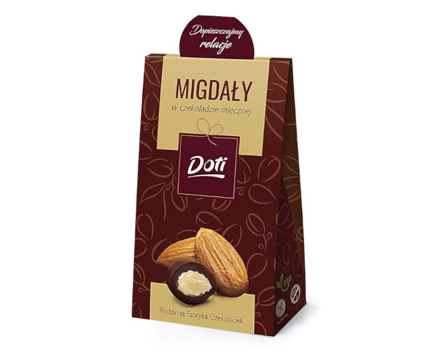 Migdały W Czekoladzie Mlecznej Dotinki 50G