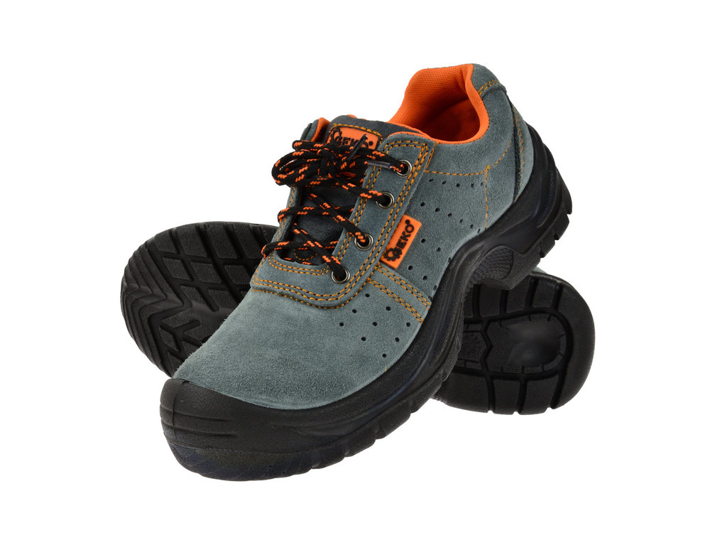 BUTY ROBOCZE OCHRONNE SKÓRZANE ZAMSZOWE GEKO G90520 ROZMIAR 40