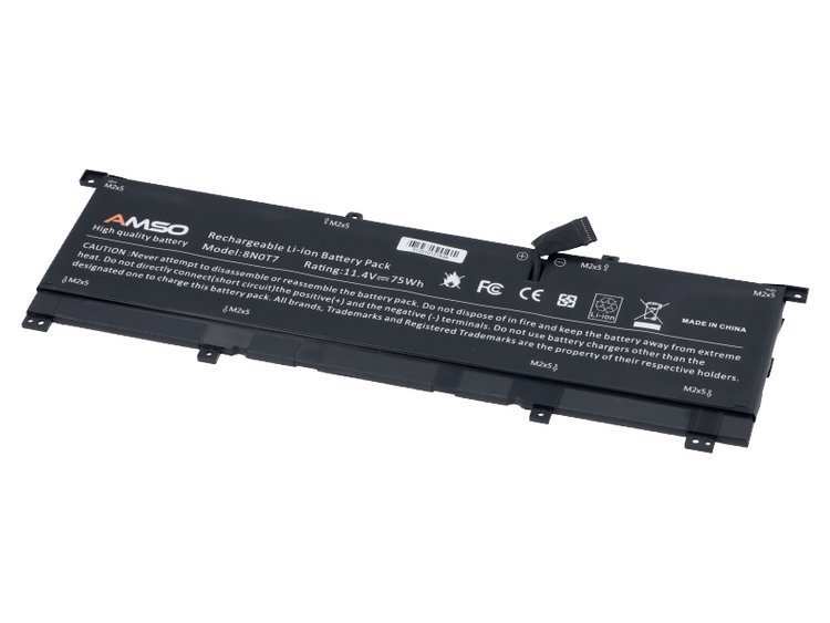 Nowa bateria do Dell XPS 15 9575 Precision 5530 75Wh 11.4V 6254mAh 8N0T7