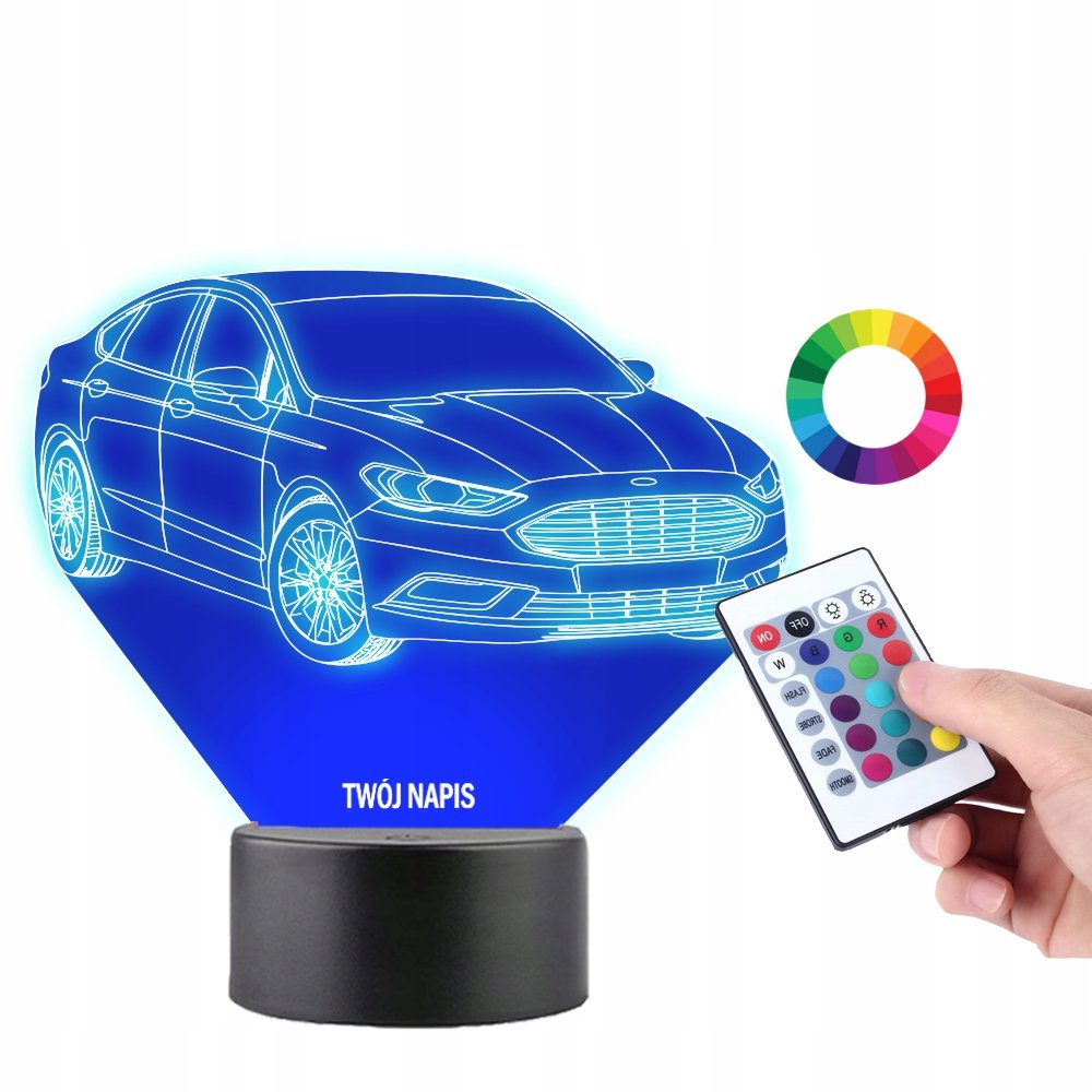 Lampka na Biurko Statuetka Samochód Ford Mondeo