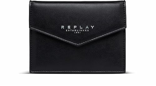 Replay Damski FW5324 portfel z akcesoriami podróżnymi, 098 czarny, dł. 15 x wys. 11 cm, 098 BLACK, L 15 X H 11 CM