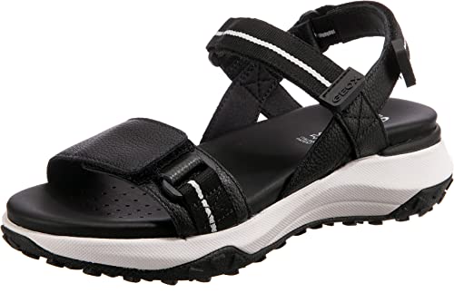 Geox Sandały damskie D Sorapis + Grip B, czarny, 38 EU