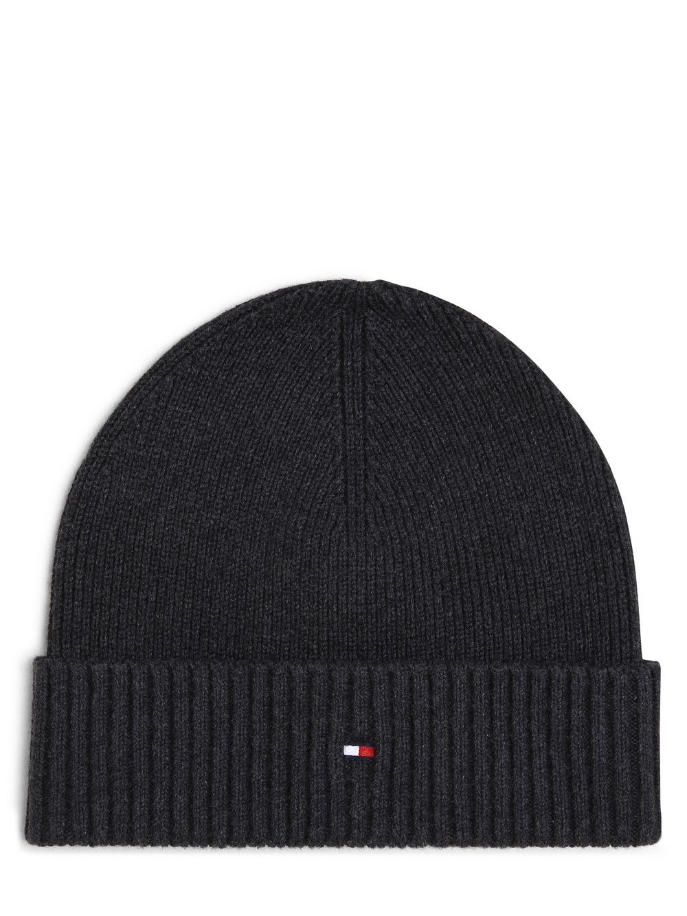 Tommy Hilfiger - Czapka męska z dodatkiem kaszmiru, szary