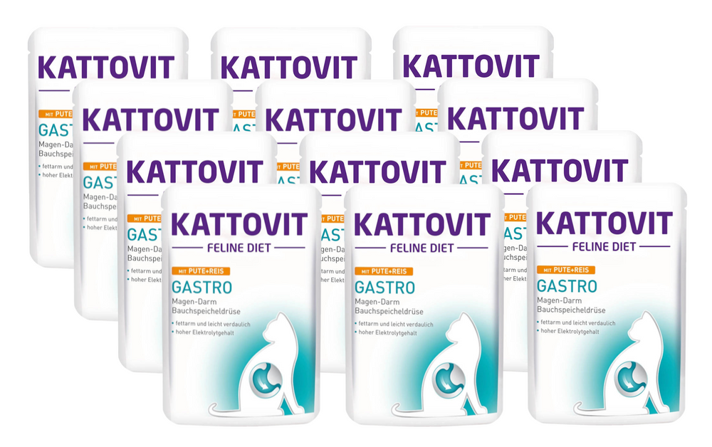 Kattovit Gastro indyk 12x85g saszetka