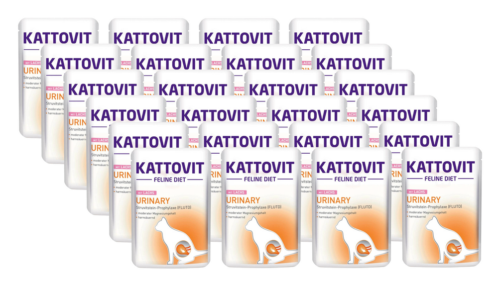 Kattovit Urinary łosoś 24x85g saszetka