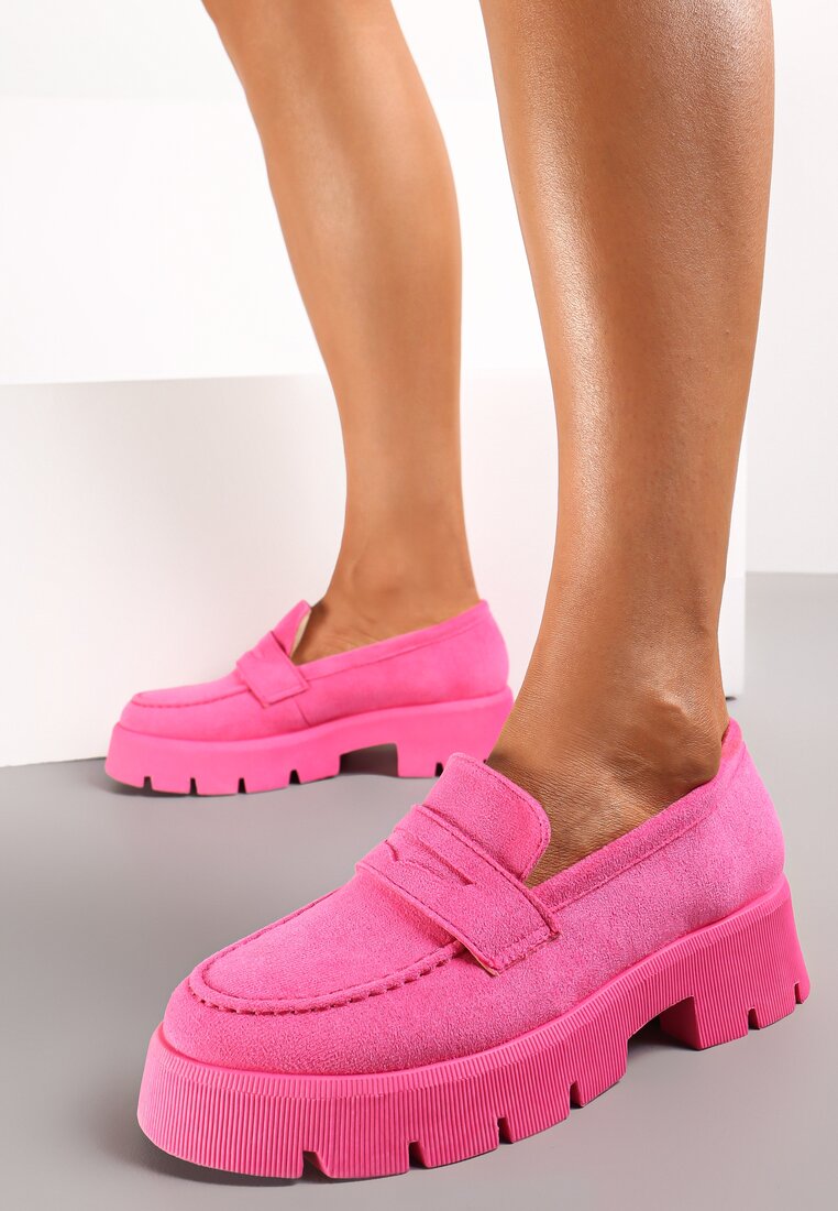 Fuksjowe Mokasyny na Grubej Podeszwie z Protektorem Misal