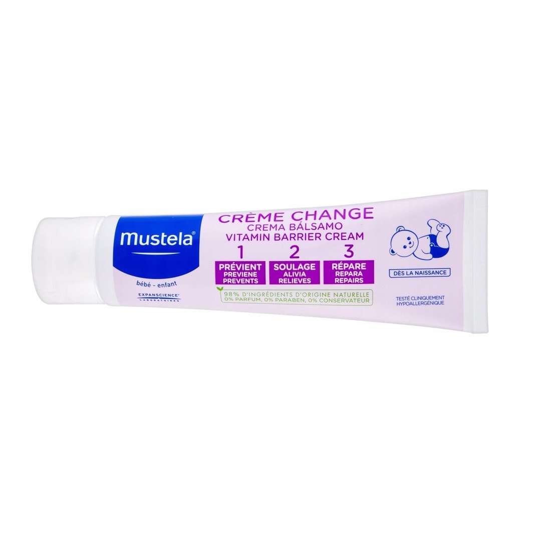 Mustela krem do przewijania 1>2>3 50ml DER-00356