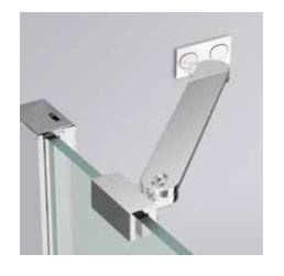 Novellini Brera Lite Ścianka stała do drzwi prysznicowych szkło przezroczyste profile chrom 110x200 cm BRLTF110-1K - odbiór osobisty: Kraków, Warszawa, 29-Innych-Miast