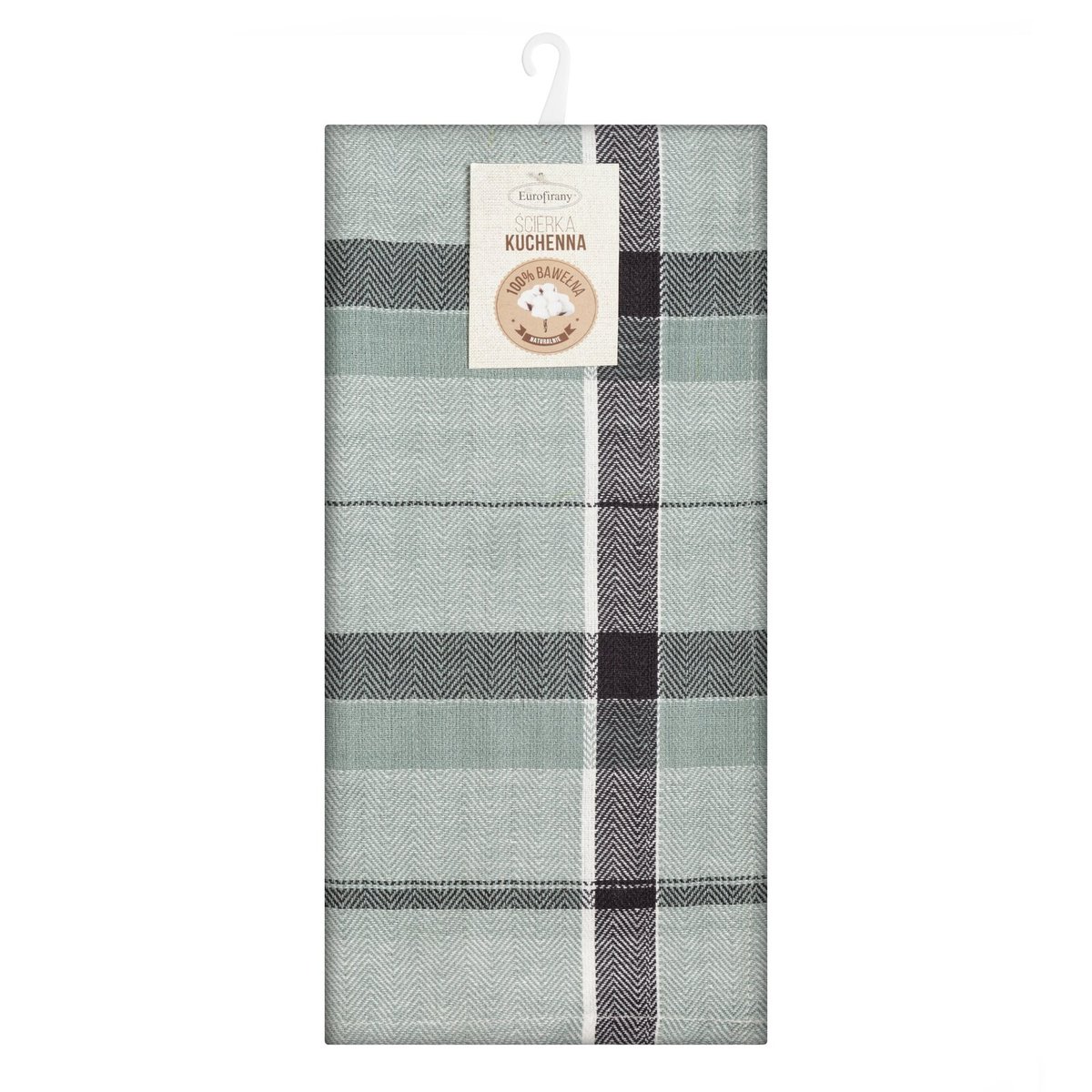 Ścierka Kuchenna 50 x 70 Bawełna Olivia Czarny2