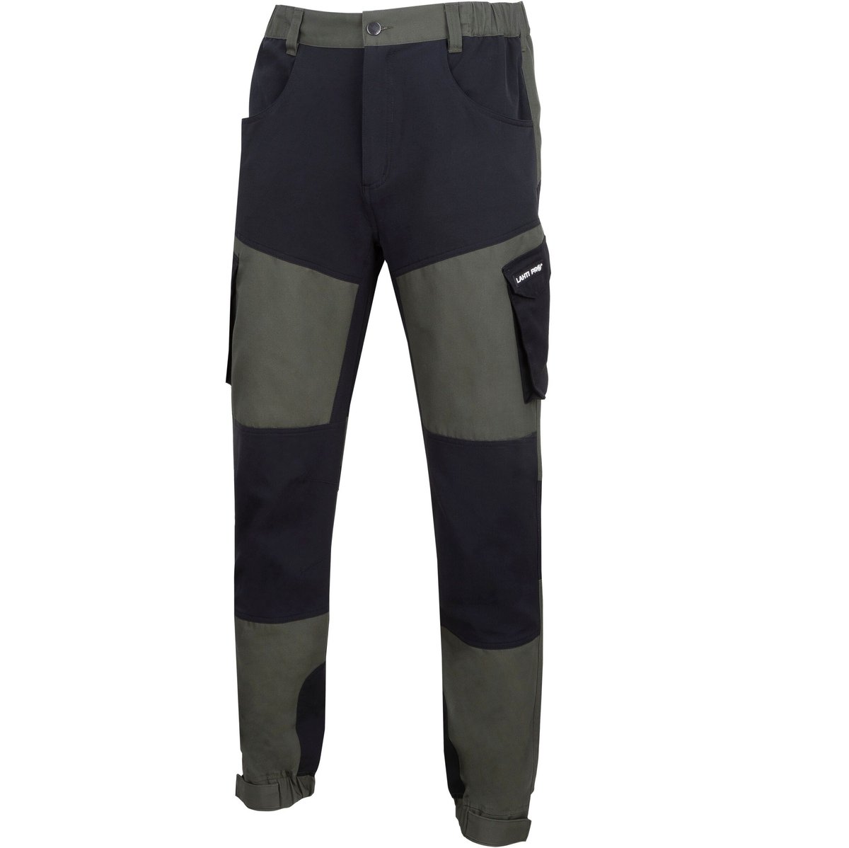 LAHTI PRO Spodnie z Elem STRETCH Ziel-czar L
