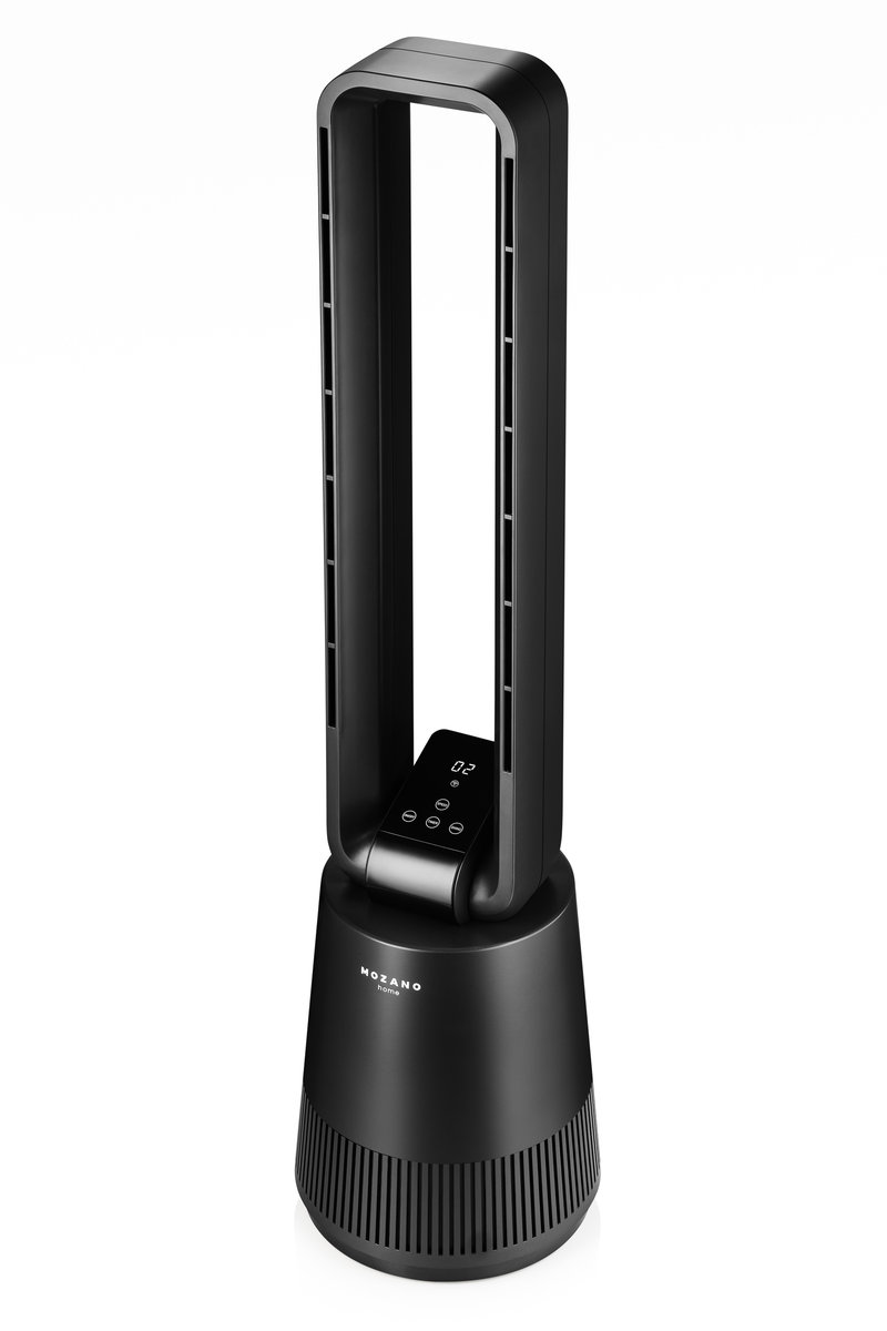 WENTYLATOR PIONOWY KOLUMNOWY PILOT WIFI JONIZACJA Mozano Air Flow Pro Szary