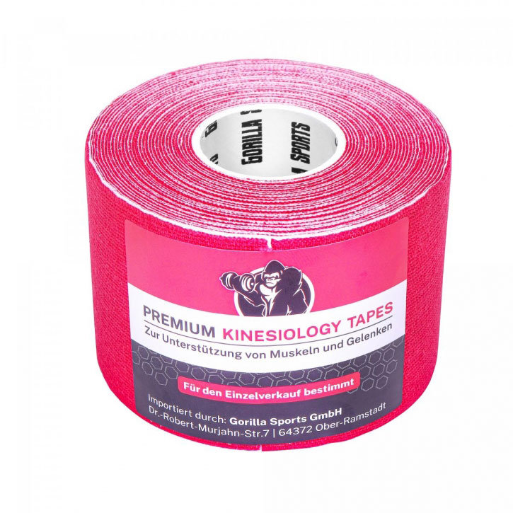 Taśma kinezjologiczna 5 cm czerwona 101066-00038-0053