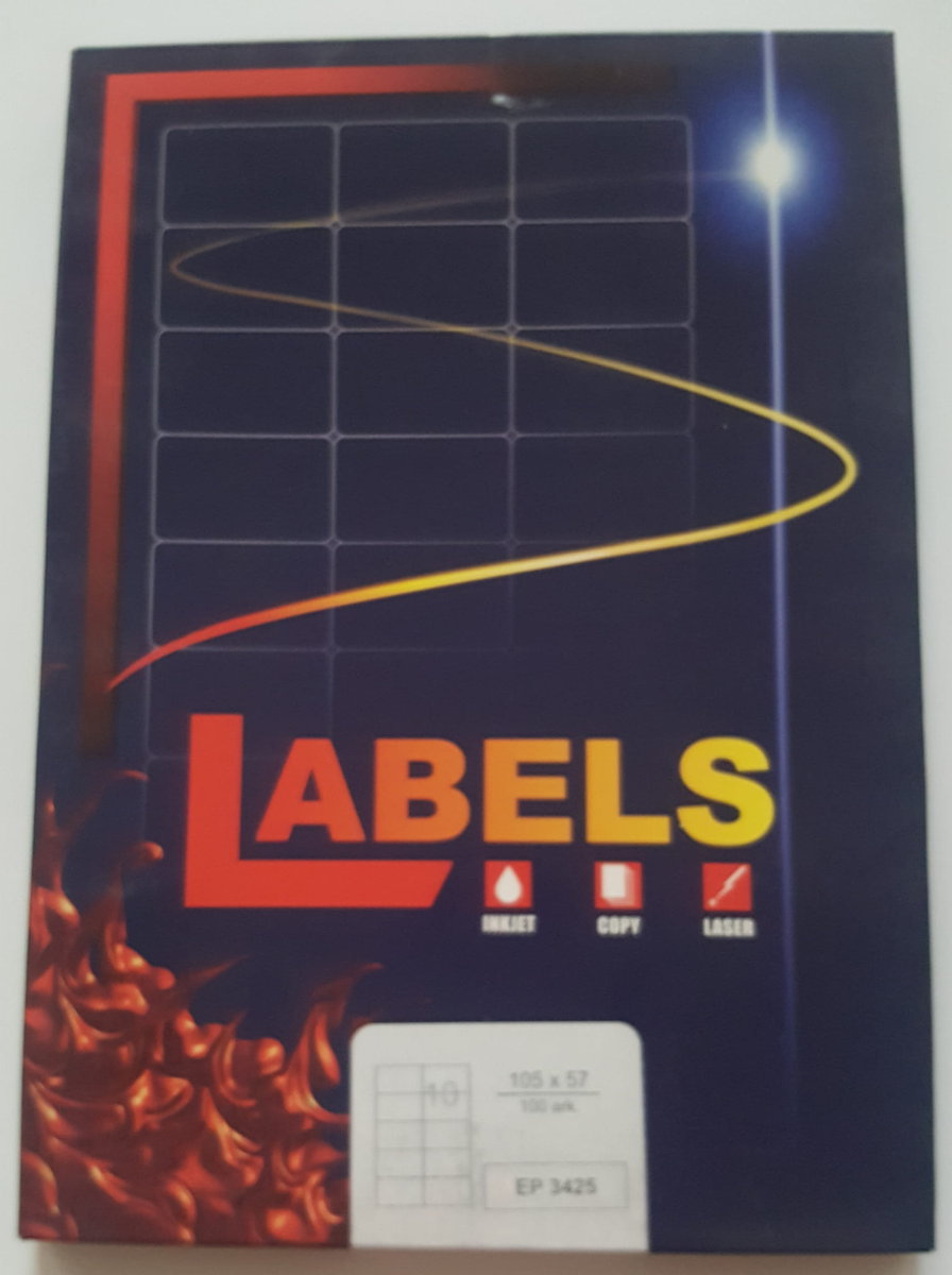 ETYKIETY SAMOPRZYLEPNE A4 100 SZT 52,5X29,7 LABELS EP 3651
