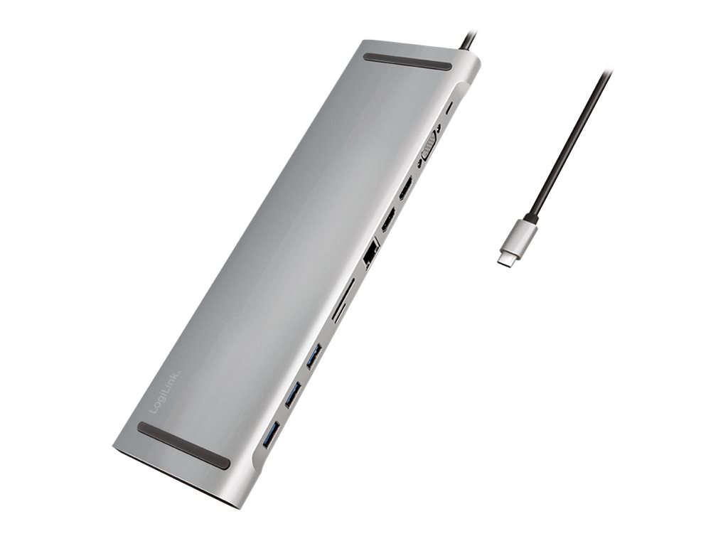 LOGILINK UA0373 USB 3.2 Gen 1 Docking Station USB-C 11-Port PD