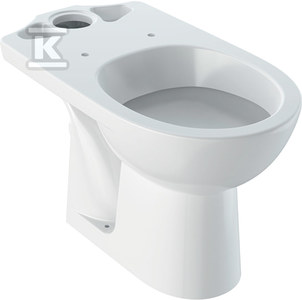 Miska stojąca WC Selnova do spłuczki nasadzanej, lejowa, B36 cm, H39 cm, T67 cm, odpływ poziomy